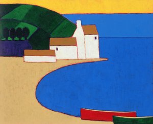 Bahía en el sur de Bretaña, 2004 de Eithne Contemporary Artist Donne