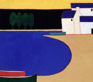 Bahía cerca de Ste. Marie, Bretaña, 2004 de Eithne Contemporary Artist Donne