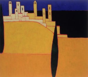 San Gimignano, Toscana, 2000 de Eithne Contemporary Artist Donne