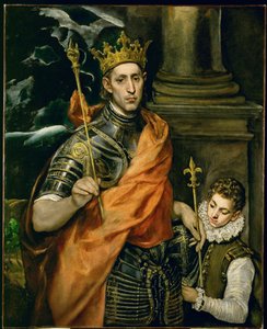 Saint Louis, roi de France et un page - San Luis, rey de Francia, y un paje ...