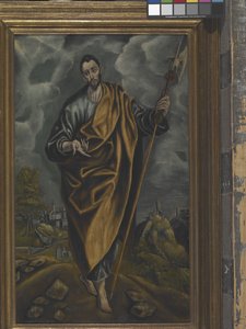 San Judas Tadeo o Santo Tomás (óleo sobre lienzo) de El (1541 1614) Greco