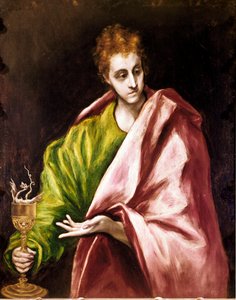 Apostolado de la Catedral de Toledo: El Apóstol San Juan Evangelista de El Greco