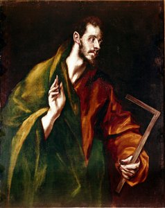 Apostolado de la Catedral de Toledo: El Apóstol Santo Tomás de El Greco