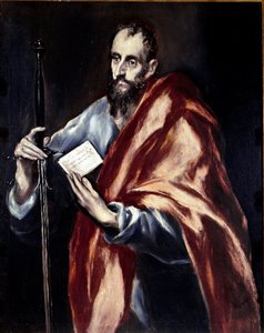 Apostolado de la Catedral de Toledo: El apóstol San Pablo de El Greco