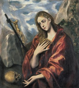 María Magdalena en Penitencia. 1585-1590 (óleo sobre lienzo) de El Greco