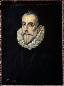 Retrato de Rodrigo Vázquez, Presidente del Consejo de Finanzas y Castilla de El Greco