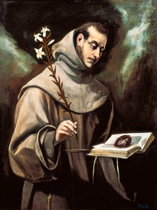 Retrato de San Antonio de Padua de El Greco