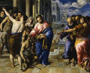 Jesús sanando al ciego, c. 1573