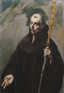 San Benito de Nursia, 1577-1579 de El Greco