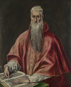 San Jerónimo como cardenal, 1590-1600 de El Greco