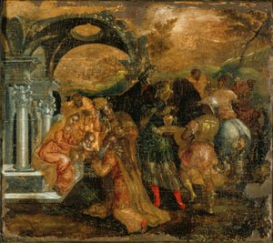 La adoración de los magos, 1565-1567 de El Greco