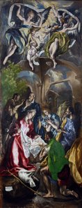 Adoración de los pastores de El Greco