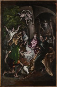 La adoración de los pastores, c.1605-10 de El Greco