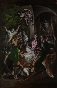 La adoración de los pastores, ca. 1605-10 de El Greco