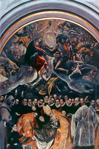 El entierro del Conde de Orgaz (detalle), 1586-1588 de El Greco