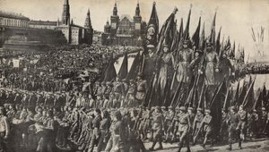 Ilustración de La URSS construye el socialismo, 1933 de Eliezer Markowich Lissitzky
