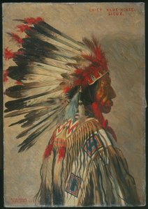 Jefe Caballo Azul, Sioux de Elbridge Ayer Burbank