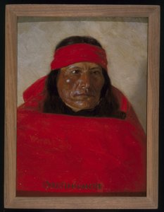 Christian-Naiche, c.1899 (óleo sobre tela) de Elbridge Ayer Burbank