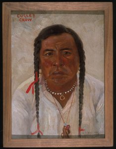 Curley (Ashishishe) 1897 (óleo sobre lienzo) de Elbridge Ayer Burbank