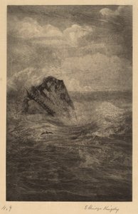 Una roca en el mar de Elbridge Kingsley