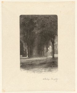 Sin título [Calle arbolada] de Elbridge Kingsley