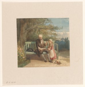Hombre leyendo a un niño pequeño