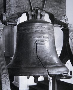 La Campana de la Libertad, fundida en 1752