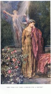 "Pero quién puede tomar un sueño por una verdad" de Eleanor Fortescue Brickdale