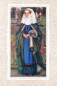 Enid, ilustración de "Idilios del Rey" de Alfred Tennyson (1809-92), publicado por Hodder & Stoughton