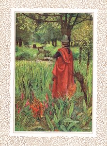 Farewell Fair Lily, ilustración de "Idylls of the King" de Alfred Tennyson (1809-92), publicado por Hodder & Stoughton de Eleanor Fortescue Brickdale