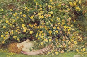 June is Dead (acuarela sobre papel) de Eleanor Fortescue Brickdale