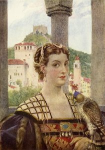 Kate la Reina (litografía en color) de Eleanor Fortescue Brickdale