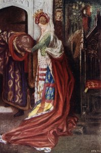 Rey Enrique VI Parte 2 (litografía en color) de Eleanor Fortescue Brickdale