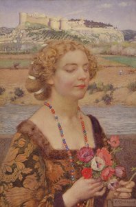 Laura de Avignon (acuarela sobre papel) de Eleanor Fortescue Brickdale