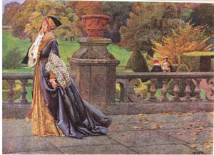 Reina Catalina (litografía) de Eleanor Fortescue Brickdale
