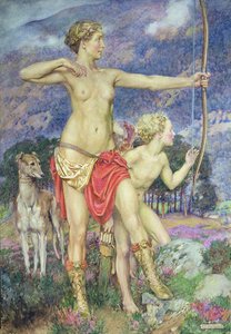 La Flecha (acuarela sobre papel) de Eleanor Fortescue Brickdale
