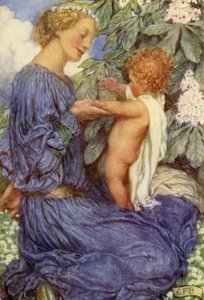 El último viaje juntos (litografía en color) de Eleanor Fortescue Brickdale