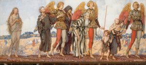 Ángeles guiando a los pobres de Eleanor Fortescue Brickdale