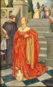 Pero cuando el corazón sufre un golpe, ¿pasará el dolor tan pronto? de Eleanor Fortescue Brickdale
