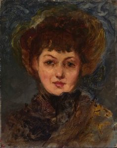 Retrato de la Sra. John Gellatly de Eleanor Greatorex