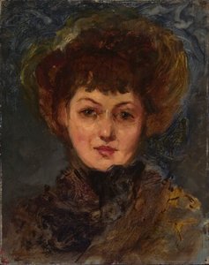 Retrato de la Sra. John Gellatly, 1890-1897 de Eleanor Greatorex