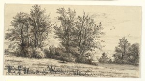 Paisaje con grupos de árboles de Eleonore Christine Tscherning
