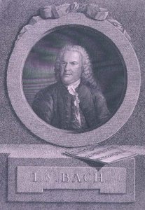 Añadir 38072 f.5 Johann Sebastian Bach (1685-1750), compositor alemán, grabado por S.G. Kutner de Elias Gottleib (after) Haussmann