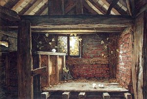 Entre las vigas, Speke Hall, Liverpool de Elias Mollineaux Bancroft
