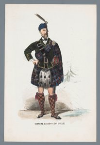 traje escocés. (Siglo XIX.) (título sobre el objeto) de Elias Spanier