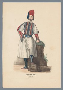 Vestuario Grec. 19e Siècle (título sobre objeto) de Elias Spanier