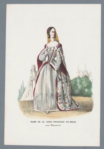 Dama de la corte francesa del siglo XVI, bajo Francisco I (título sobre objeto) de Elias Spanier