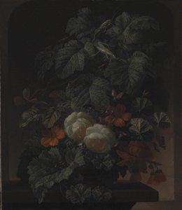 Un cuenco de flores de Elias van den Broeck