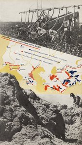 Crianza de algodón. Ilustración de La URSS construye el socialismo, 1933 de Eliezer Markowich Lissitzky