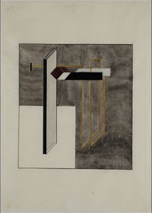 Proun 4B de Eliezer Markowich Lissitzky